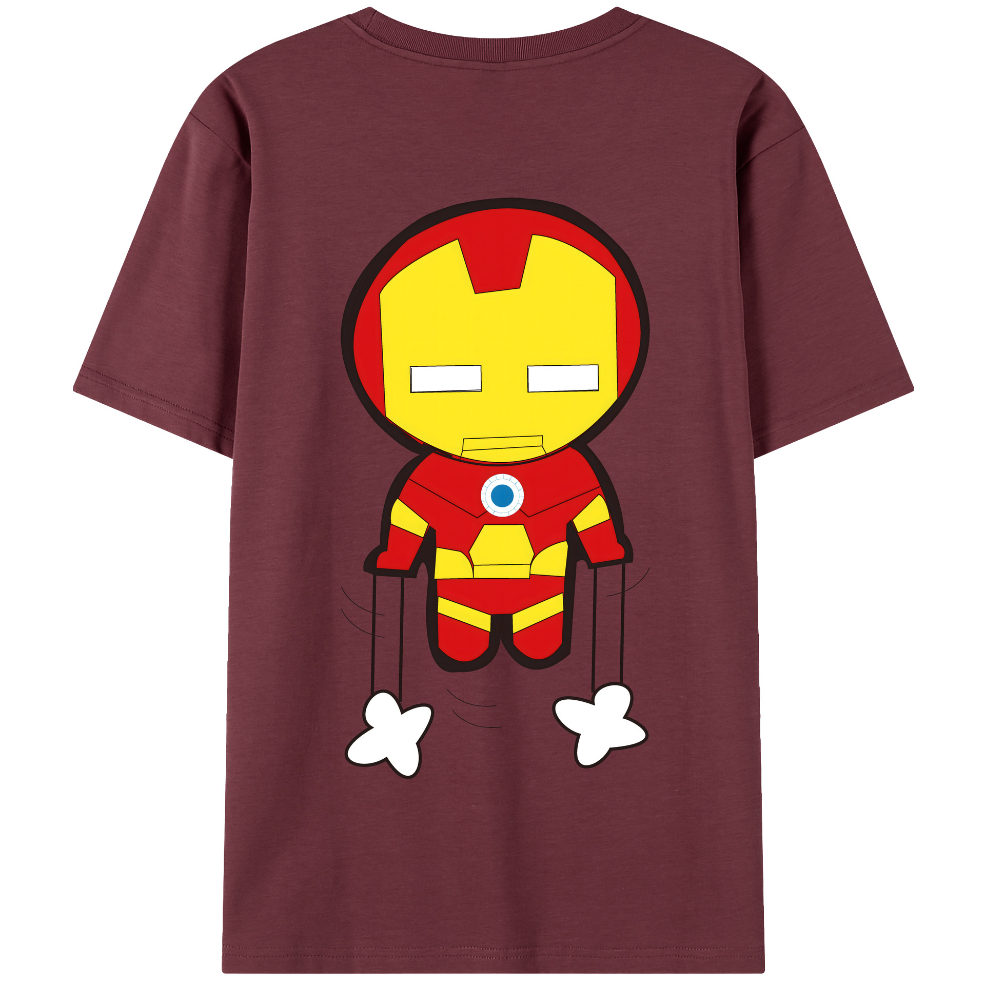 （画像用） アベンジャーズ The Avengers 綿100％半袖Tシャツ（背面プリント）